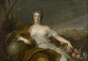 Jjean-Marc nattier Princess Louise-elisabeth of France - The Earth oil on canvas